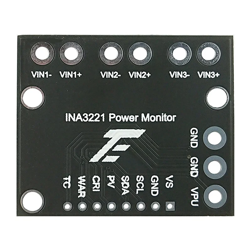 5X I2C SMBUS INA3221 Triple-Channel Shunt Current Power Supply Voltage Monitor Sensor Board Module Replace INA219-BCBW