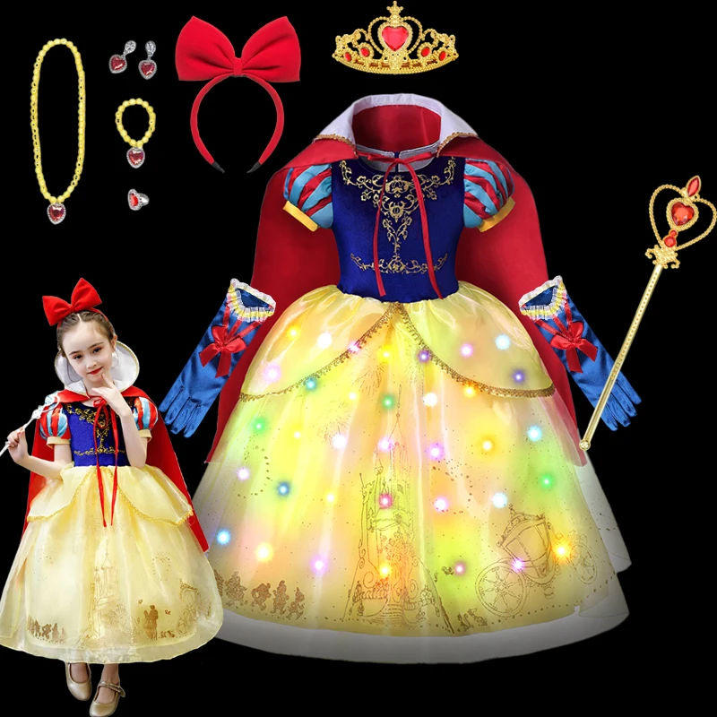 

Kids Girls Dresses Princess Cosplay Costumes New Girls Costumes Birthday Carnival Party Sweet Dress Up Costumes for Girls