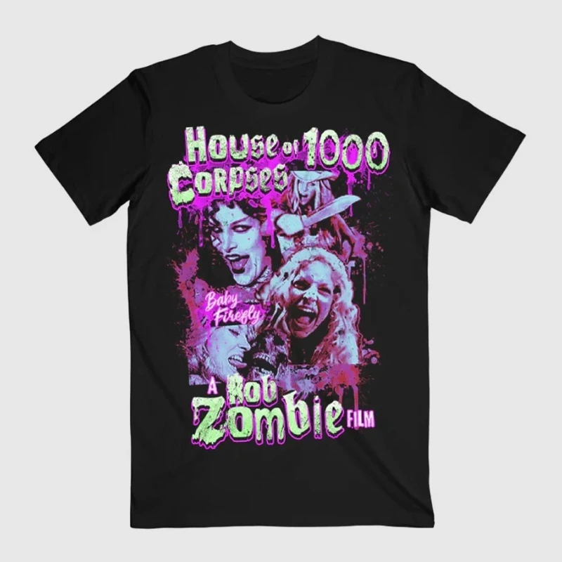 Rob Zombie Baby Firefly T-shirt Men's T-shirt Four Seasons Unisex Pure Cotton Casual Fashion Street Wear