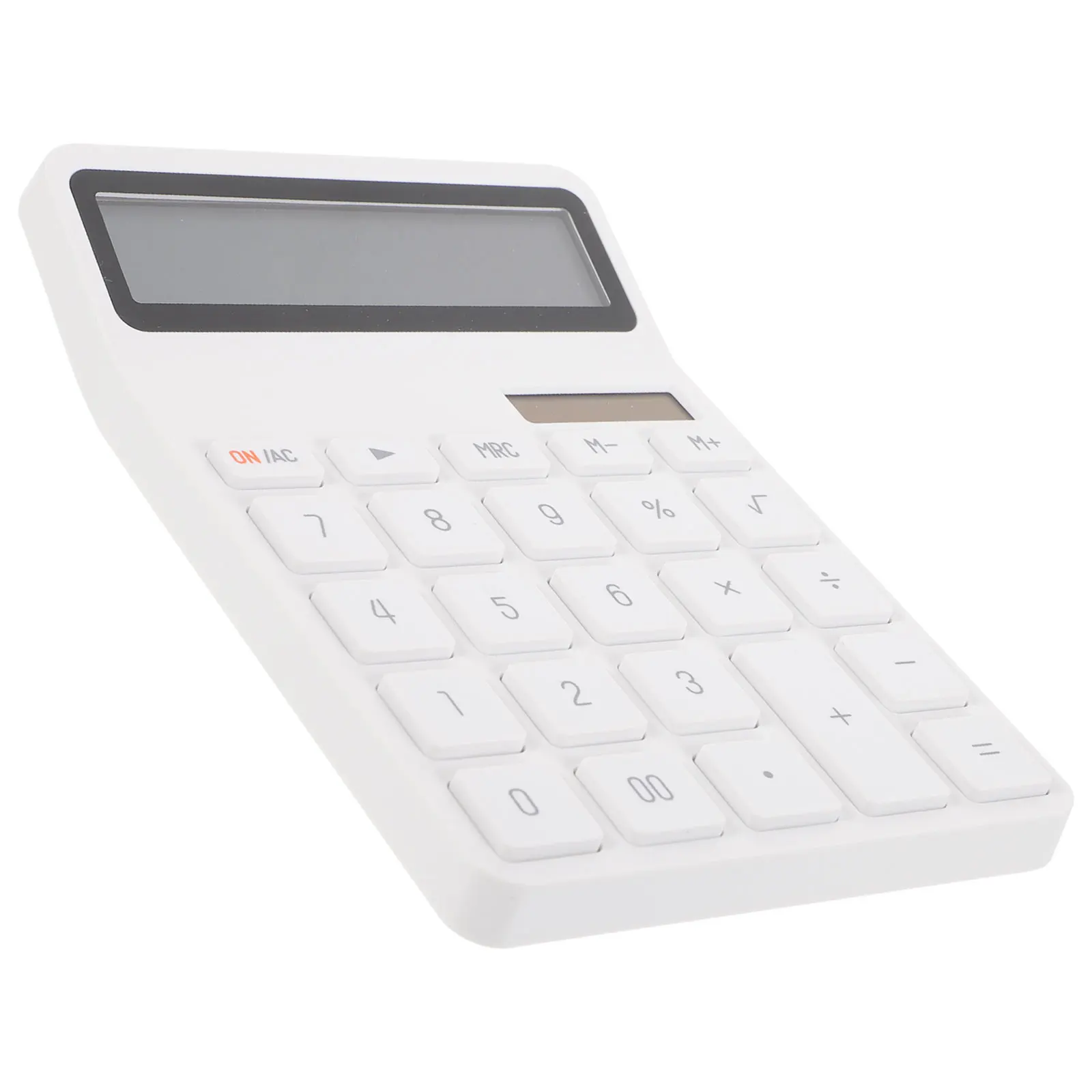 Digital Desktop Calculators Large Display White Abs Student Office Tools Scientific Calculator Plastic Solar Power