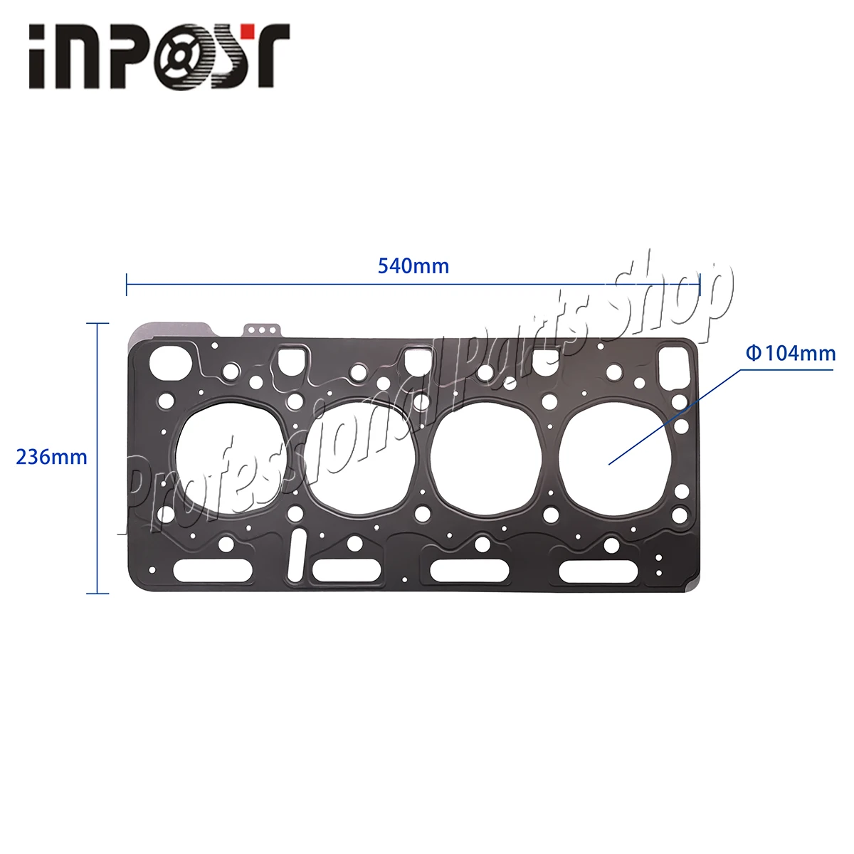 320/02608 Head Gasket For JCB 3CX 4CX Backhoe Loader Parts 320-02608 320 02608 32002608