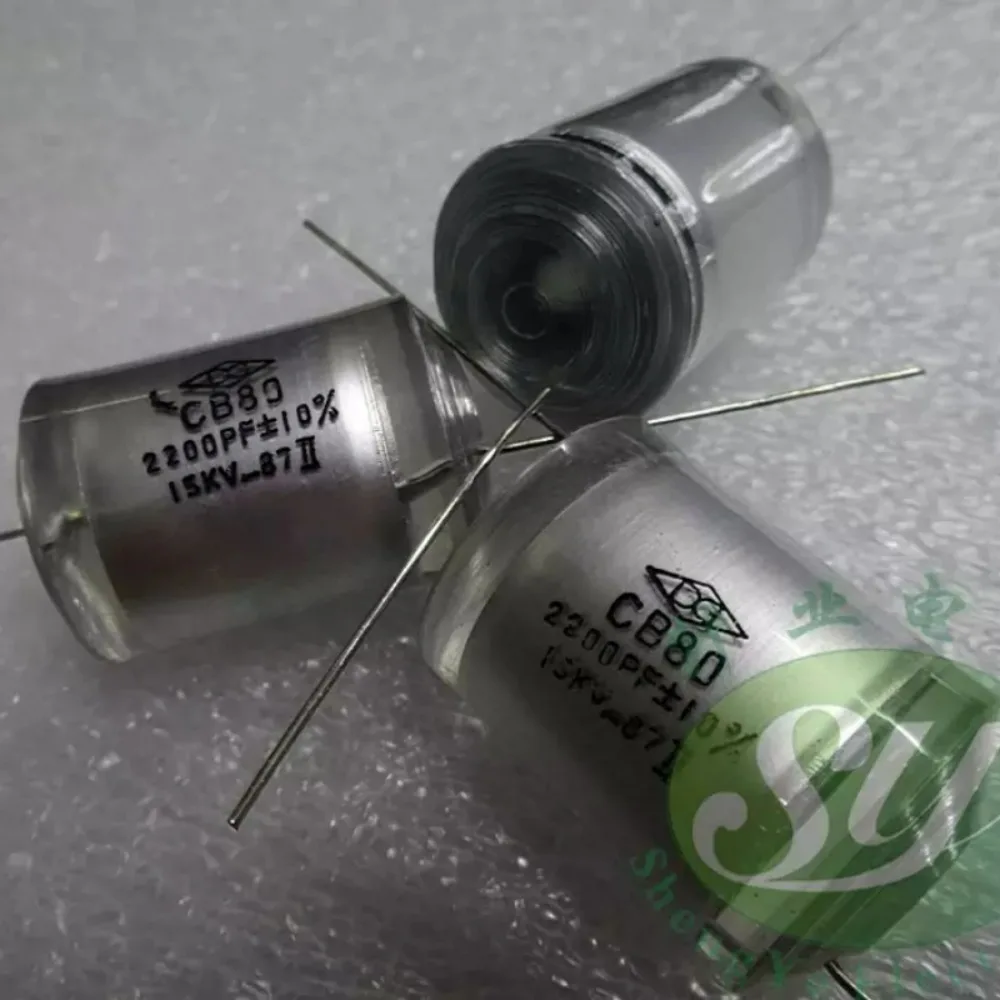 CB80 2200pF 15KV 0.0022uf 2n2 222 Axial Polystyrene Film High Voltage Capacitor