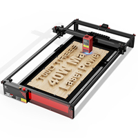 Twotrees TS2-40w Max Laser Engraving Machine Cnc Wood Cutting Tools Engraving Area 450x900mm Cutting 0.1mm Stainless Steel Metal