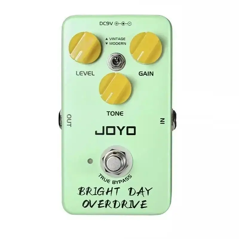 jo yo JF-25 BRIGHT DAY OVERDRIVE Vintage Blues Overdrive Guitar Effect Pedal Modern & Vintage Tone True Bypass Overdrive Pedal