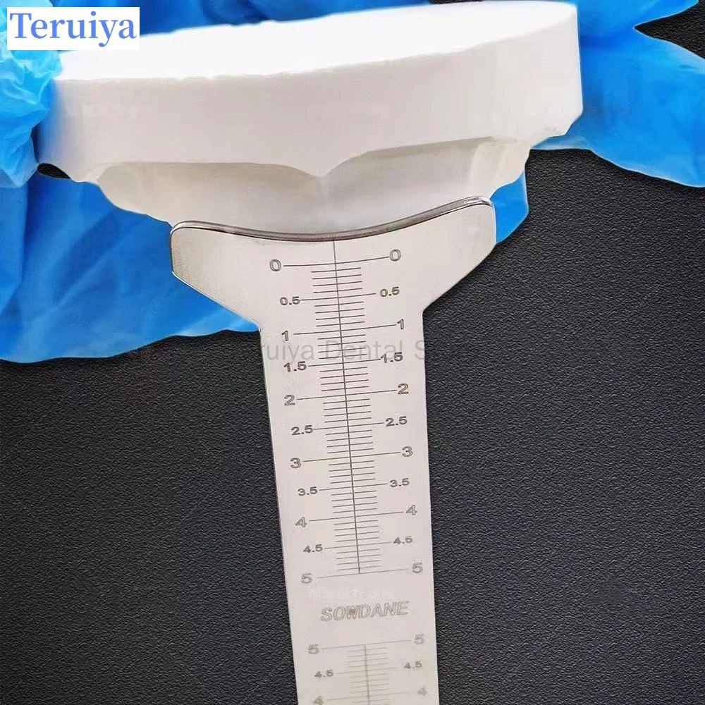 Custom Dental Measuring Tool - Denture Base Height & Lip Fullness Ruler