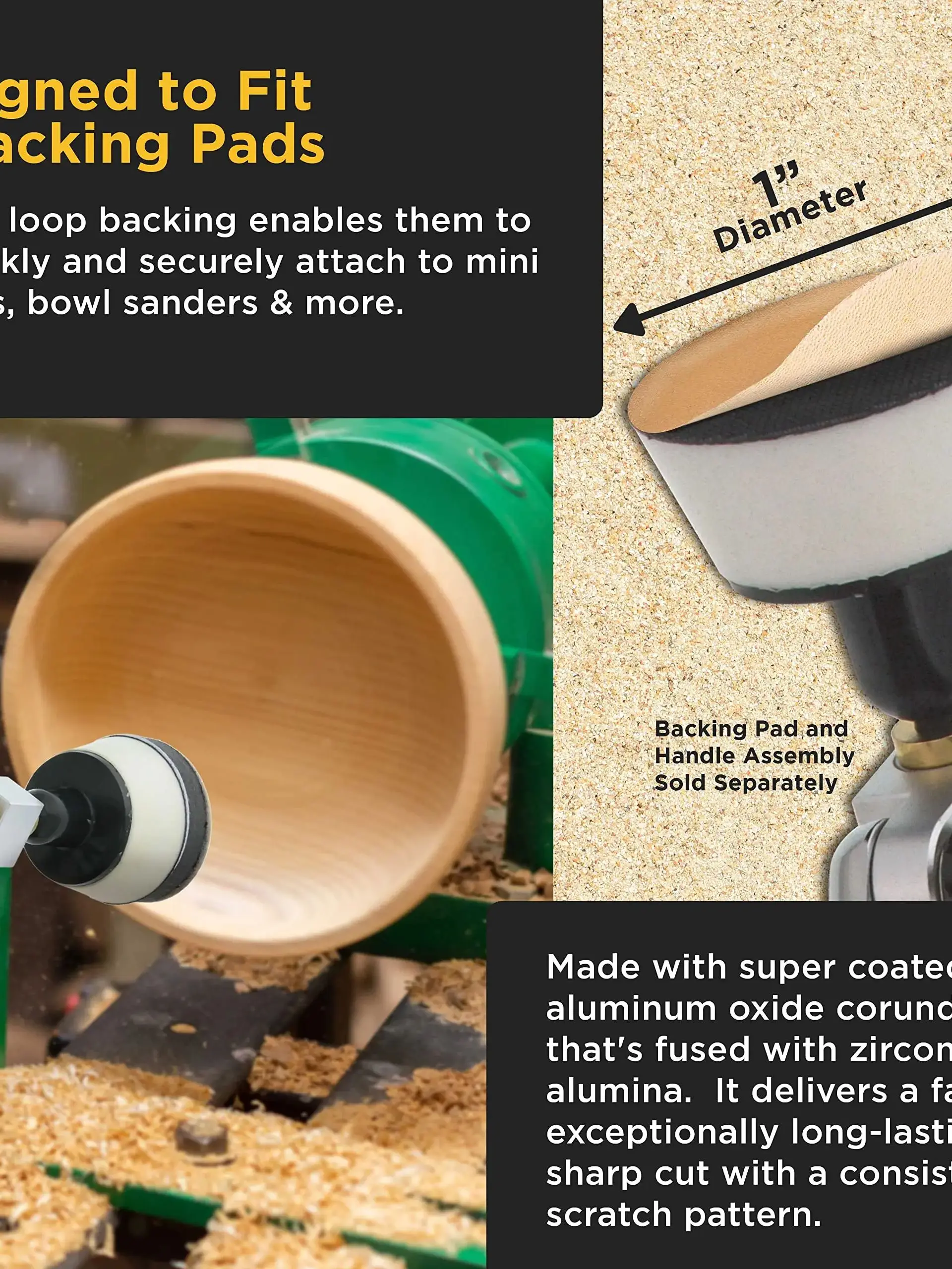 100 pièces 1 pouce 25mm ensemble de papier de verre (jaune/violet/rouge/blanc/étanche) 60-10000 grain pour le polissage ponçage voiture bois métal