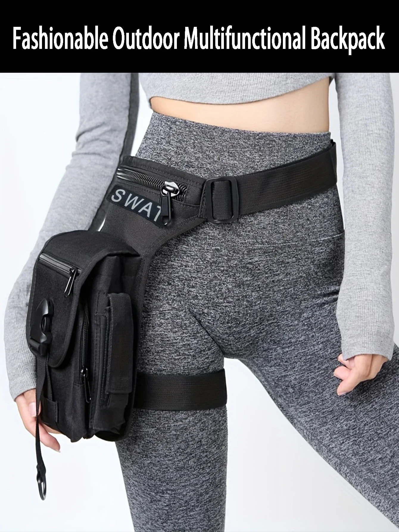 

Outdoor Motorcycle Riding Crossbody Bag, Fitness Training Waist Pack, Tactical Leg Hanging Bag, Riding Leg Bag