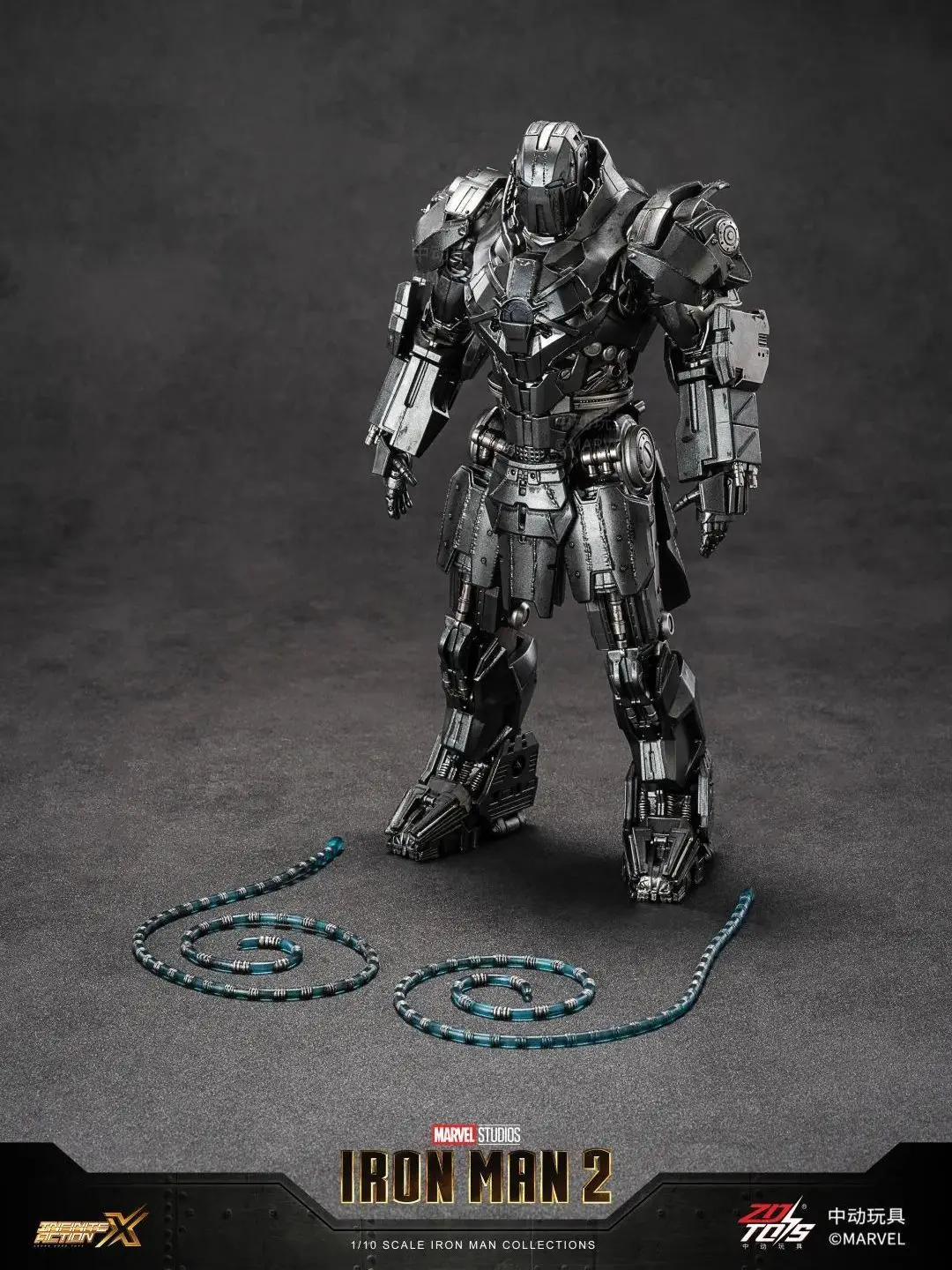 Marvel homem de ferro vilão Whiplash MARK 2 figura de ação estatueta colecionável modelo de mesa boneca decoração brinquedo presente