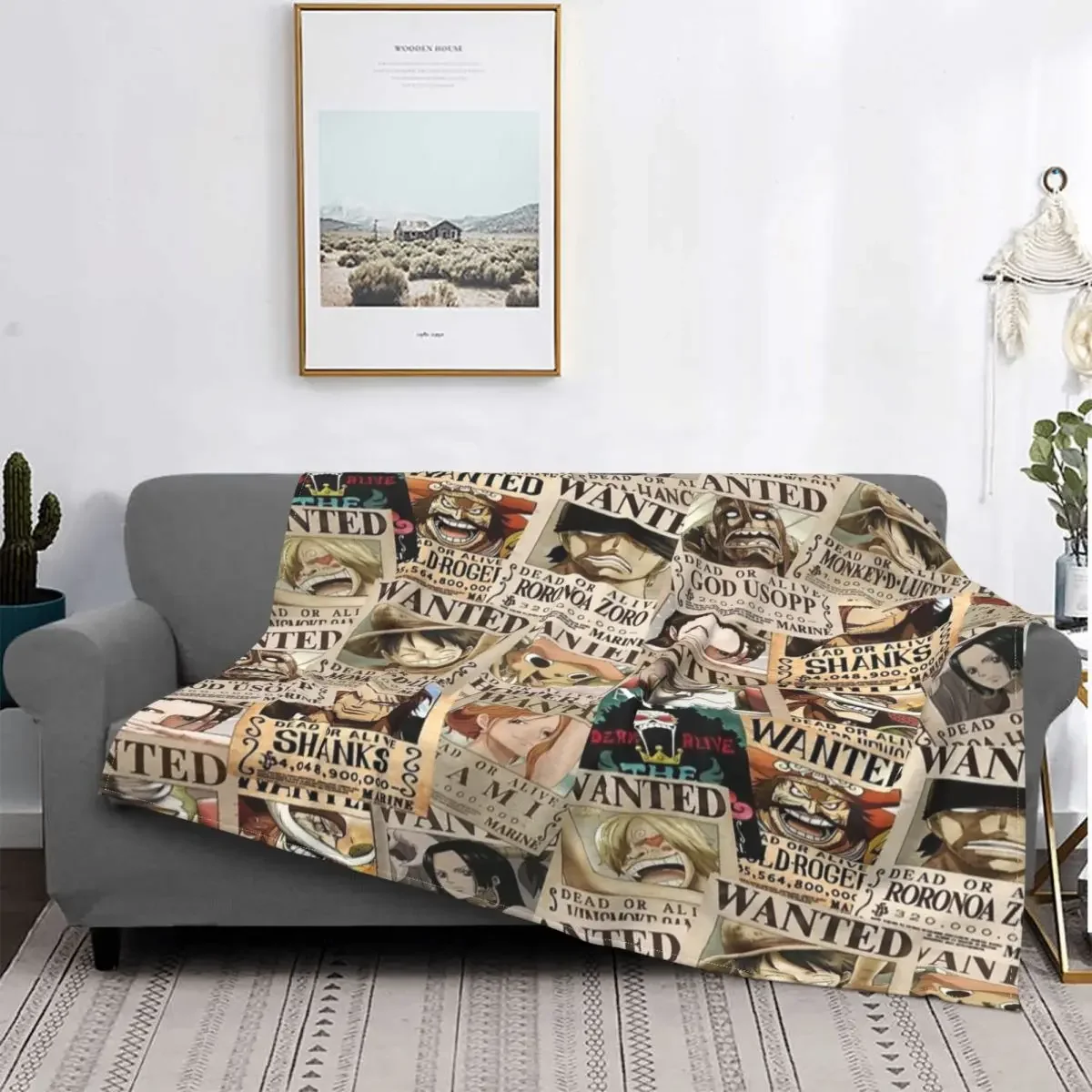 Ones Anime Blankets Velvet All Season Pieces Multi-function Super Soft Throw Blanket for Home Couch Plush Thin Quilt