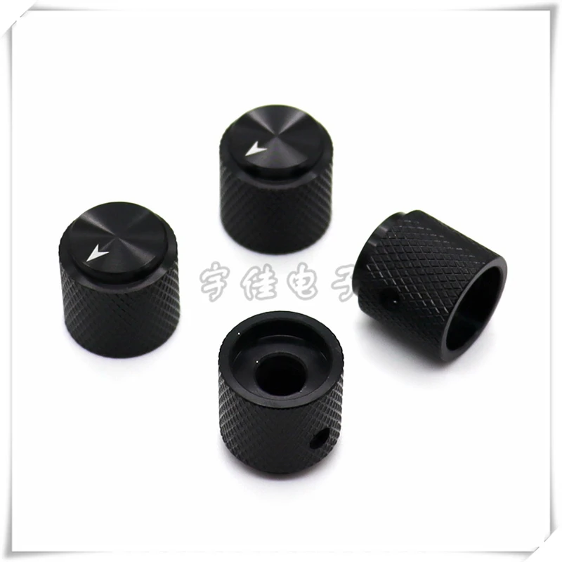 1PCS 15*15MM All Aluminum Knurled Knob Cap Potentiometer Knob Cap Speed ​​Switch Cap Volume Rotation Cap Round Hole 6MM