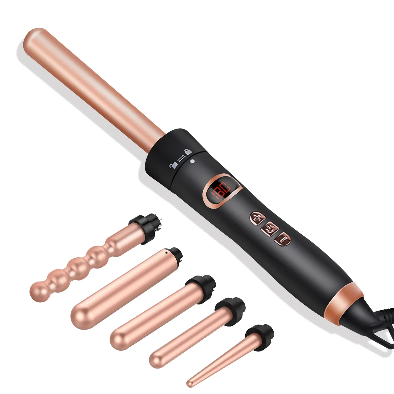 Curling Iron Curling Iron Five-in-one Multi-function Belt Clip Curling Iron Ceramic Tube Changer Hair Straightener