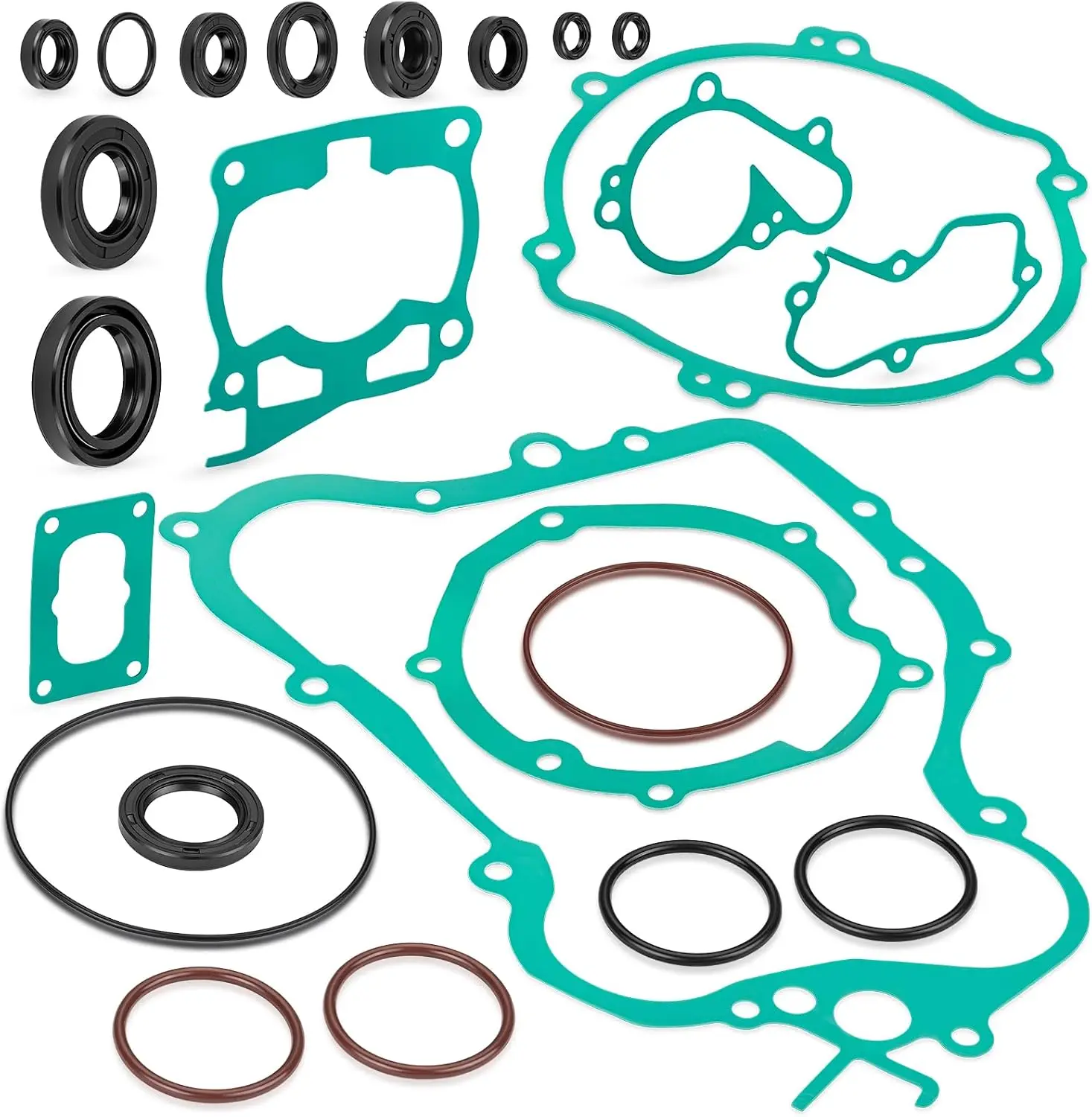 Top And Bottom End Engine Gasket & Seal Set for Yamaha YZ125 1998-2004 Motorcycle Replace OEM 93104-08040-00
