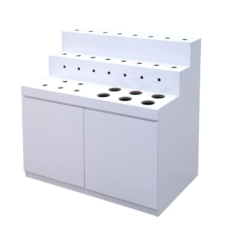 Three-layer and four-row display cabinet, water nozzle angle valve, floor drain, bathroom integrated display, multi-functional
