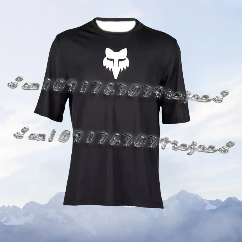 

2025 Men Boys Breathable Top Tee Uniform Casual Kids Male T Shirt Sports Mountain Bike Jersey Girls Cool Cycling Clothes Team