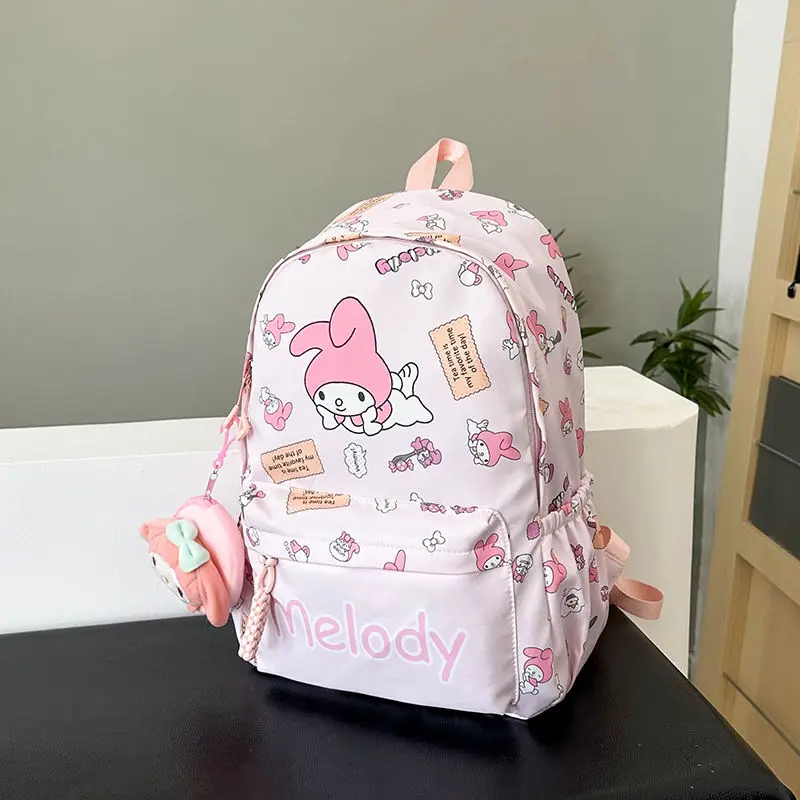 Sanrio kuromiMy melody cute girls lightweight carry creative cartoon three-dimensional waterproof increased capacity backpack image 6