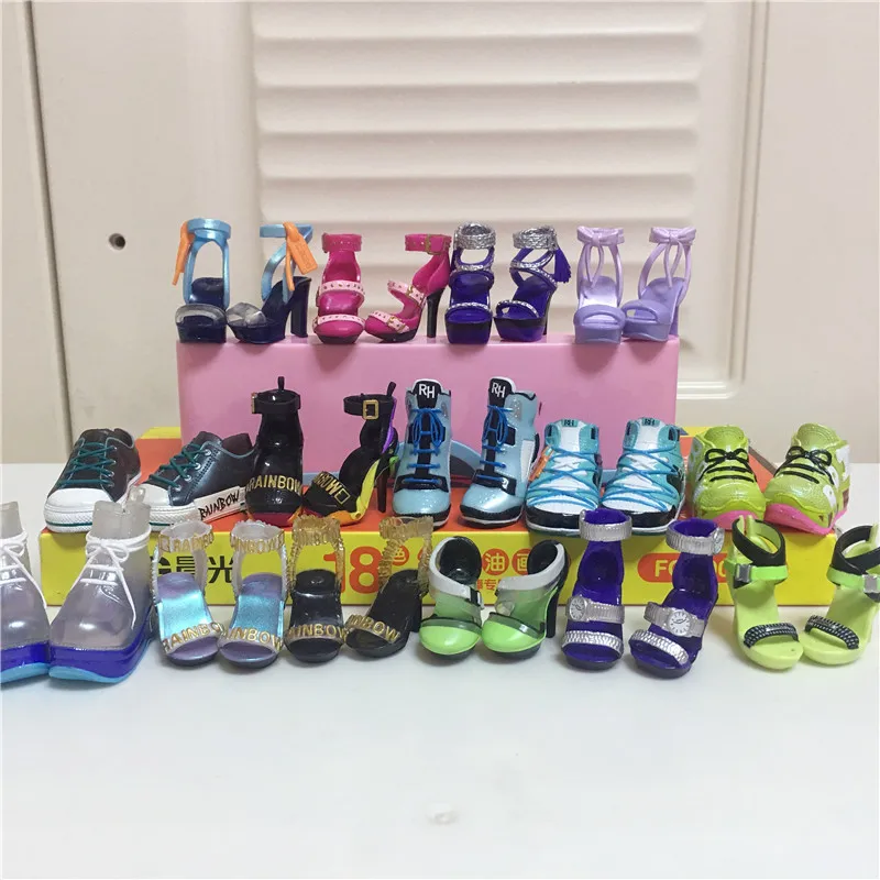 Original 29cm Arco Iris hermana mayor múltiples estilos zapatos opcionales niñas DIY accesorios para muñecas juguetes de regalo de vacaciones