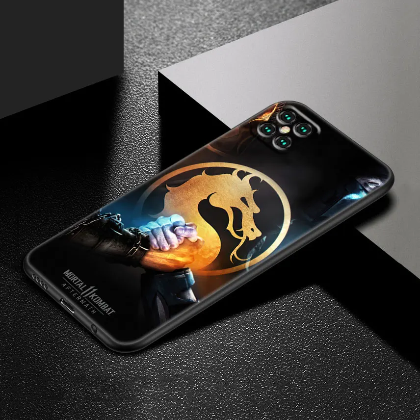 Scorpion Mortal Kombat Case For Honor X6 4G X7 4G X8 X9 4G 5G Huawei Y9 Y7 Y5 Y6 Y7 Y8 A S P Prime 2018 2019 2020 Black Soft