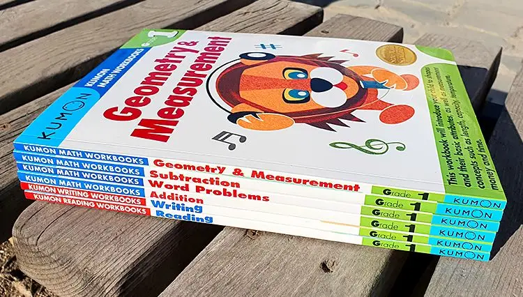 3 book Kumon Math Workbooks English Book ,Addition,writing,reading,subtraction,word problems,geometry&measurement Exercises Book