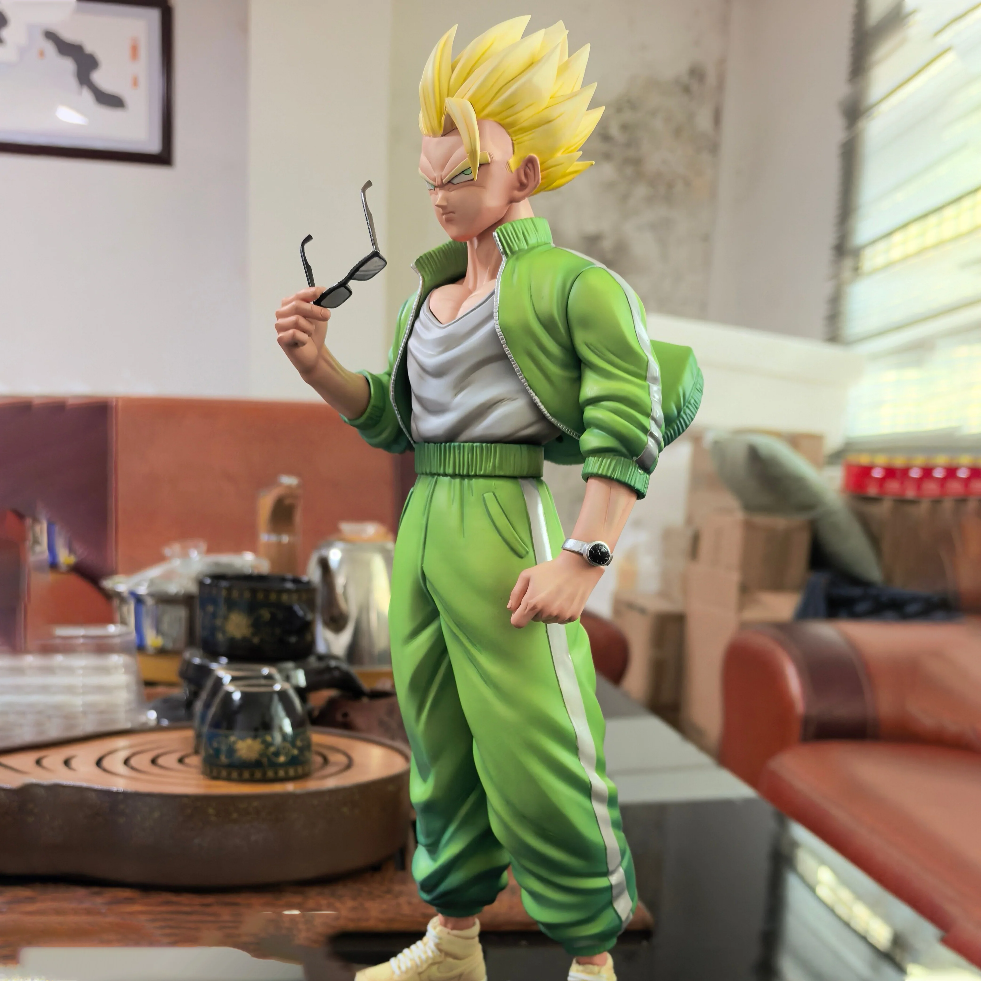 

Фигурка Сон Гохана из аниме Dragon Ball, 30 см, в повседневной одежде, коллекционная модель, статуэтка из ПВХ, подарок