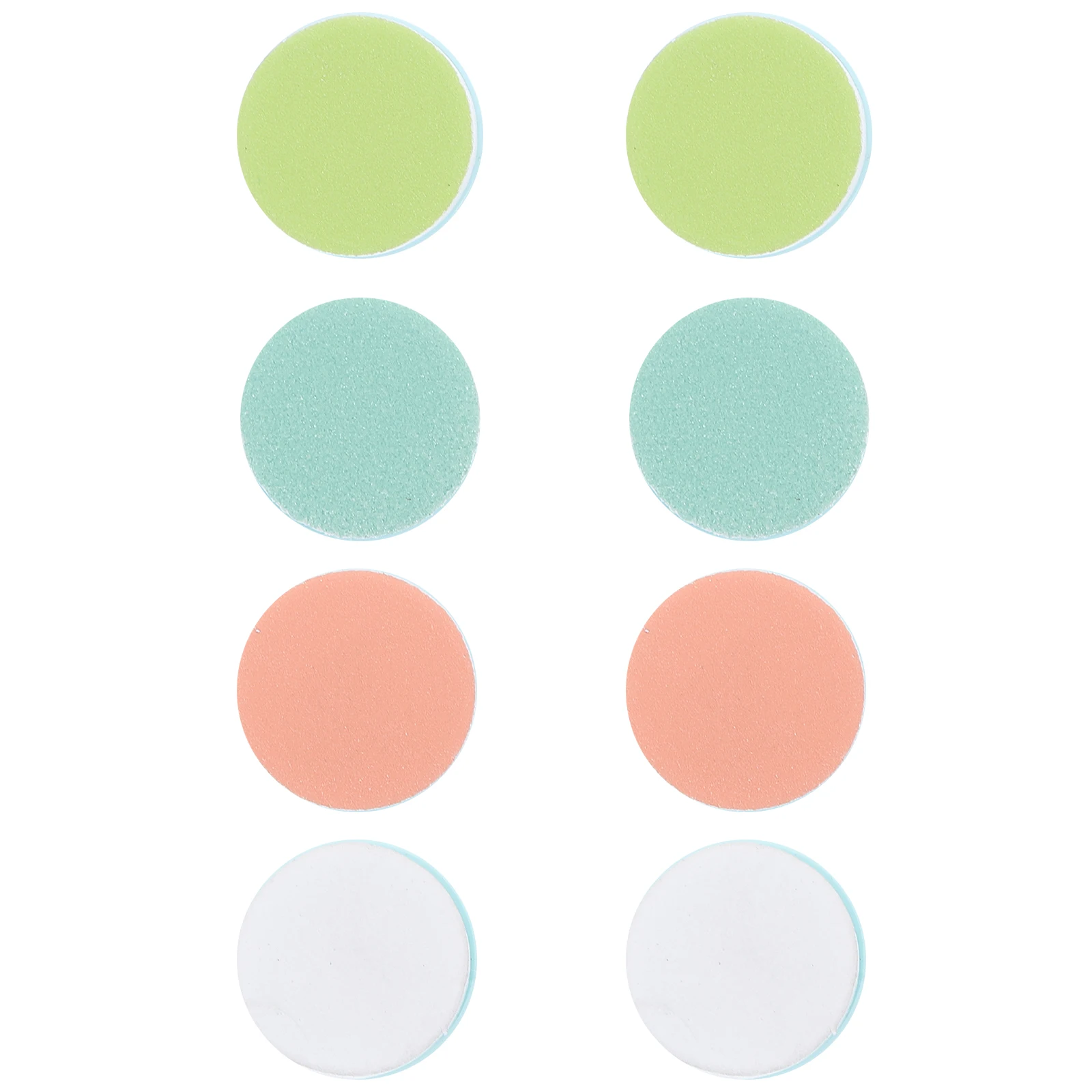

8 Pcs Baby Nail File Pads Replacement Heads Electric Trimmer Drill Accessories Newborn Toddler Grinding Discs Durable Plastic