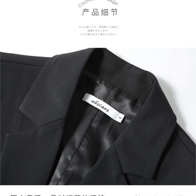 New Black Suit Vest Women's Jacket Women's Vest 2026 Summer New Versatile Sweatshirt Collar Suit Jacket Trendy Commuting Vest