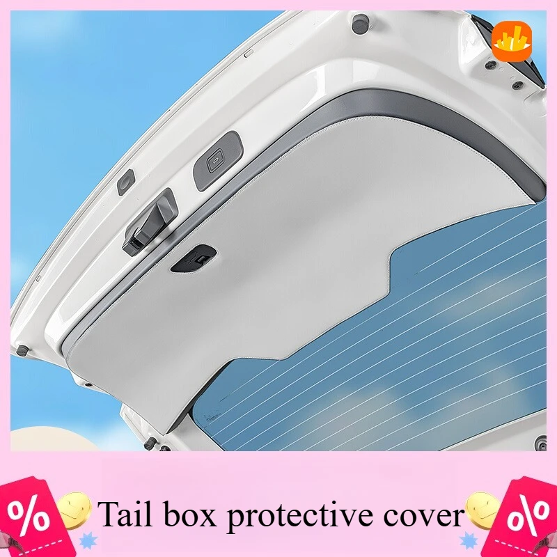 Tailgate Leather Protective Lining Accessories Interior Supplies Trunk Protection for Geely Xingyuan/EX2 Trunk Anti-kick Pad