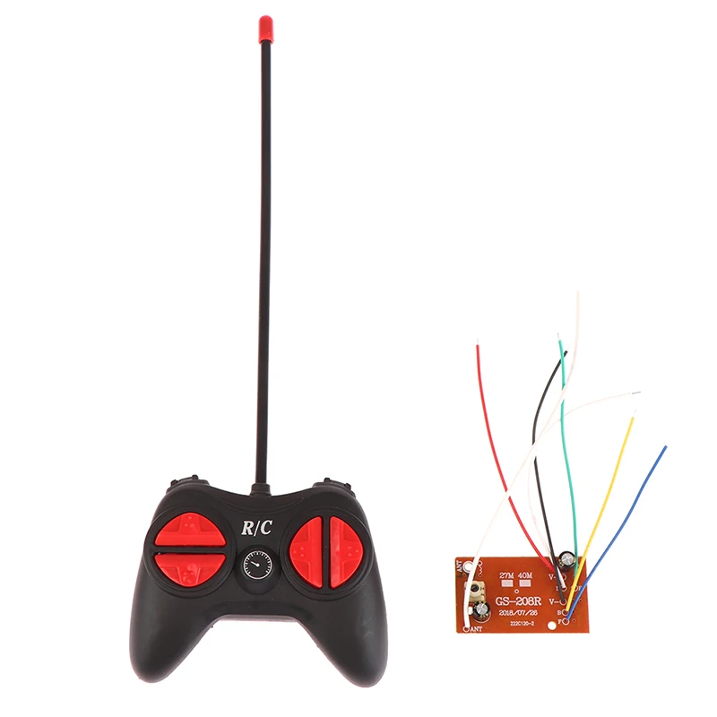 RC Remote Control 40MHz Circuit PCB Transmitter And Receiver Board Radio System With Antenna Set For Car Truck Toy