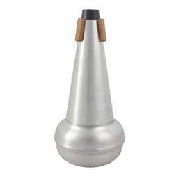 Trombone Straight Tube Mute Aluminum Silencer Soprano Alto Tenor Trombone Practice Silencer Brass Musical Instrument Accessories