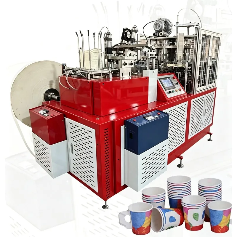 Ultrasonic Sealing Paper Cup Making Machine High Efficiency Paper Cup Production Line  Make Disposable Paper Cup Forming Machine