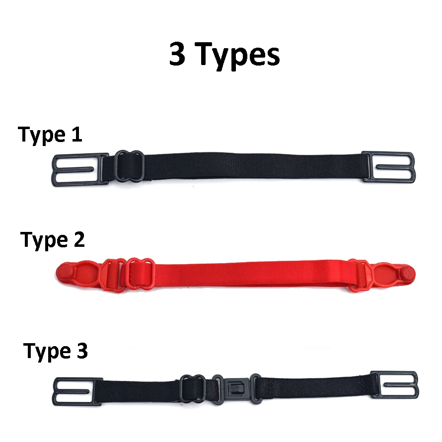 3Pcs Women Anti Slip Bra Strap Double-shoulder Holder Buckle Belt with Back Hasp All Match Invisible Elastic Strap Bra Accessory