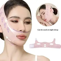 Breathable V Face Band Cheek Lift Up Face Thin Mask Reduce Double Chin V-Line Shaping Bandage Anti Wrinkle Face Bandage