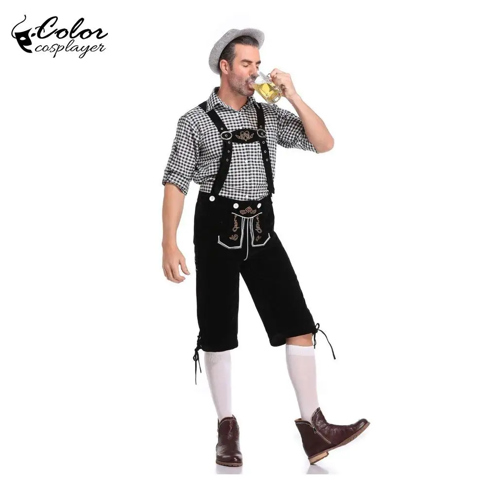 Farbe Cosplayer Karneval Cosplay Kostüm Männer Ethnische Traditionelle Anzug Festival Party Kleidung Bühne Purim Outfit Erwachsene Kostüme