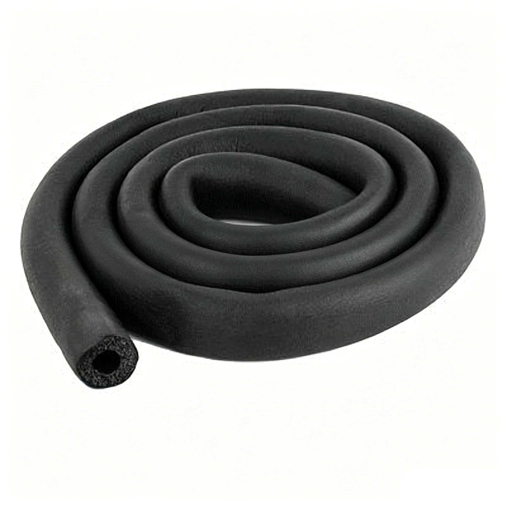 160/180/190cm Foam Pipe Hose 6/10/13/16/20/25/32/43/48mm ID x 15mm Wall Thickness Thermal Insulation Black for Air Conditioner