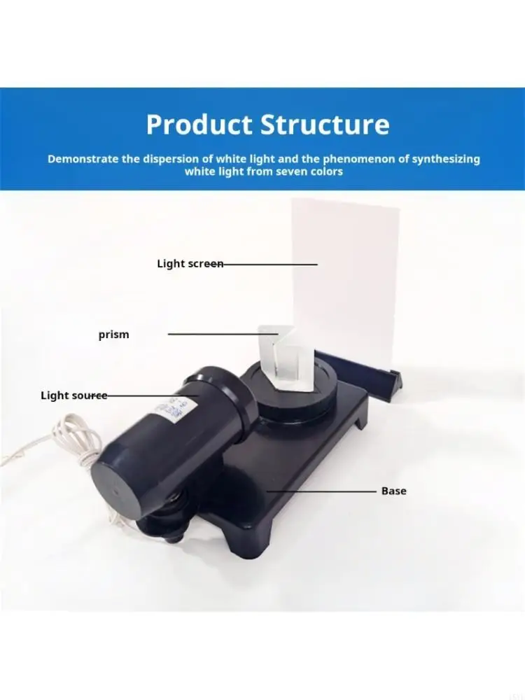  Light Dispersion and Synthesis Demonstrator With Parallel Light Source