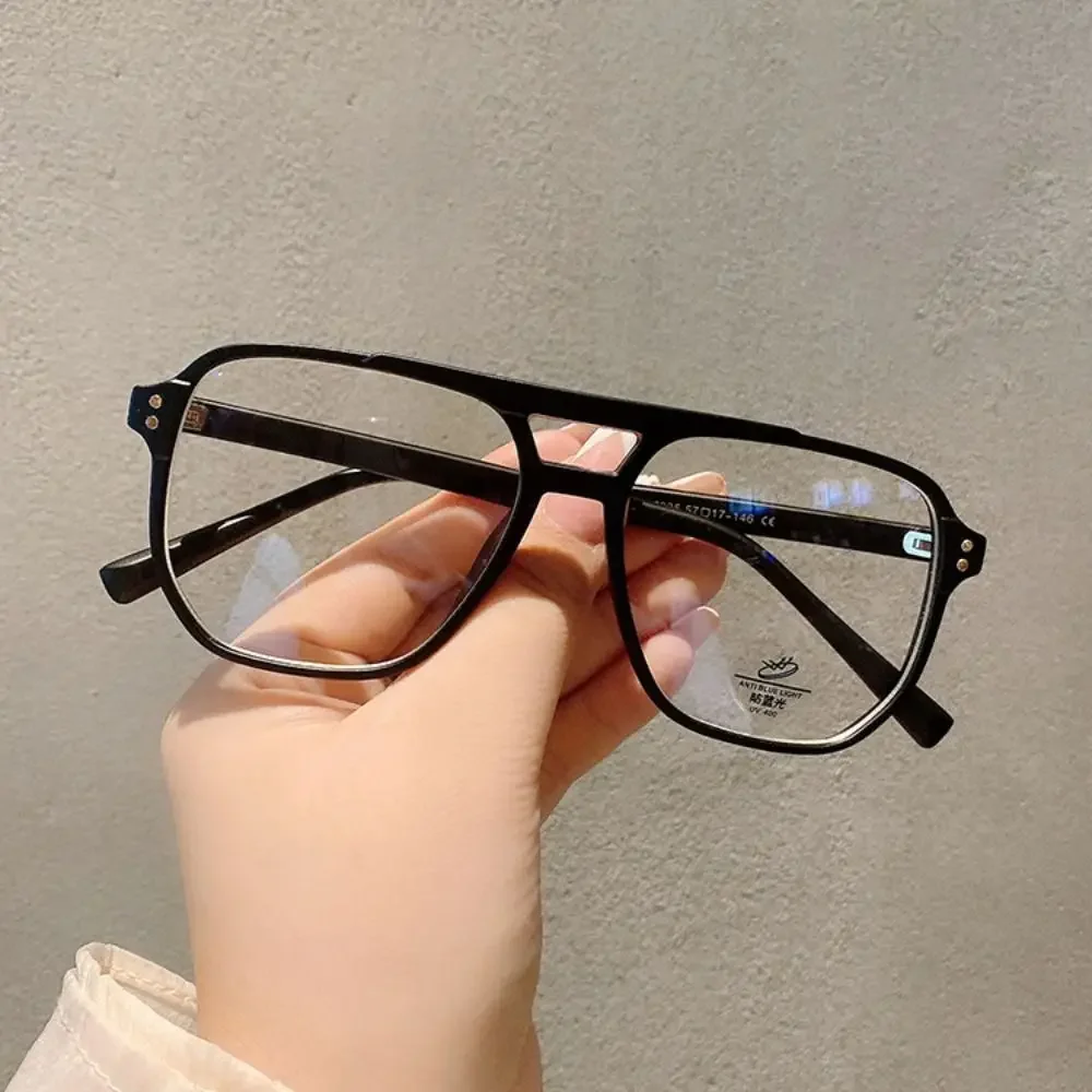 1PC Fashion Anti-blue Light Glasses Men Women Transparent Computer Glasses Frame Retro  Square Eyeglasses