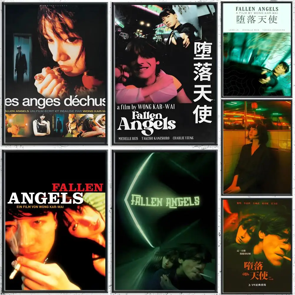 Fallen Angels 1995 Wong Kar Wai Series Painting Calligraphy HD Canvas Poster Crease Free Waterproof All Space Wall Decor