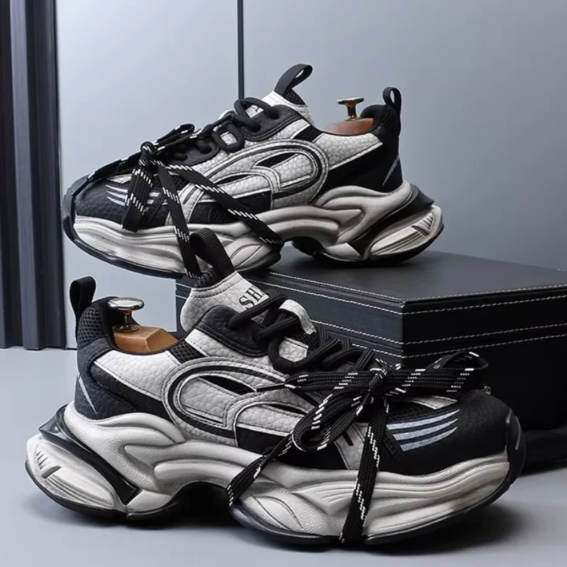 

new super popular dad shoes, thick-soled insole height-increasing sports shoes, retro men's casual shoes zapatillas hombre x6