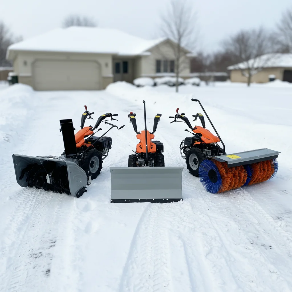 Portable Handheld Snow Sweeper for Efficient Light Snow Removal, Ideal for Urban Courtyards and Small Areas