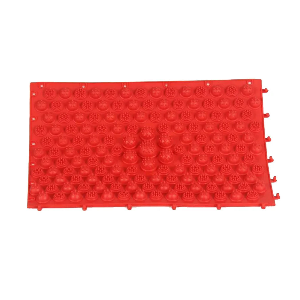 

Reflexology Foot Massage Pad Blood Circulation Acupressure Mat Feet Massaging Plate (Red) foot massage mat