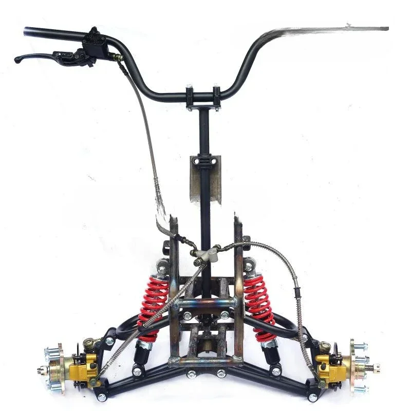 Modified ATV four-wheeler accessories two-wheeled electric motorcycle modified front axle front suspension rocker arm forward st