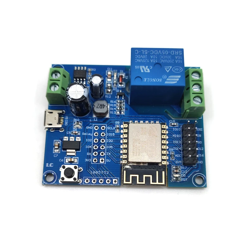 DC5-80V Power Supply ESP8266 WIFI Single Relay Module ESP-12F Development Board Secondary Development