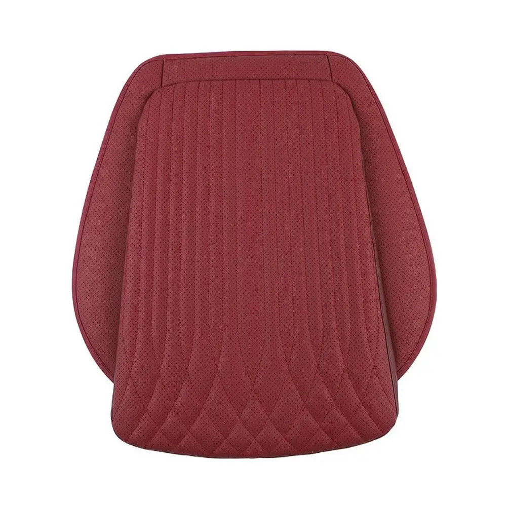 Breathable Car Seat Cushion Luxury Leather Commercial Vehicle Non-slip Support Pad Universal High Rebound Sponge Seat Cover