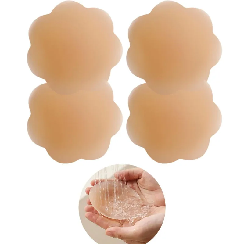 

10pairs/20pcs Pasties Nipple Covers for Women, Reusable Adhesive Silicone Nipple Covers No Show