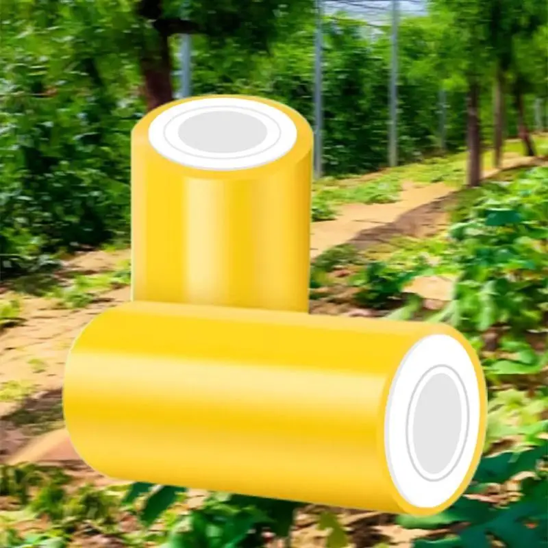 New Double-Sided Sticky  Tape For Fruit Trees Yellow Stripe For Greenhouses  Control  Attraction