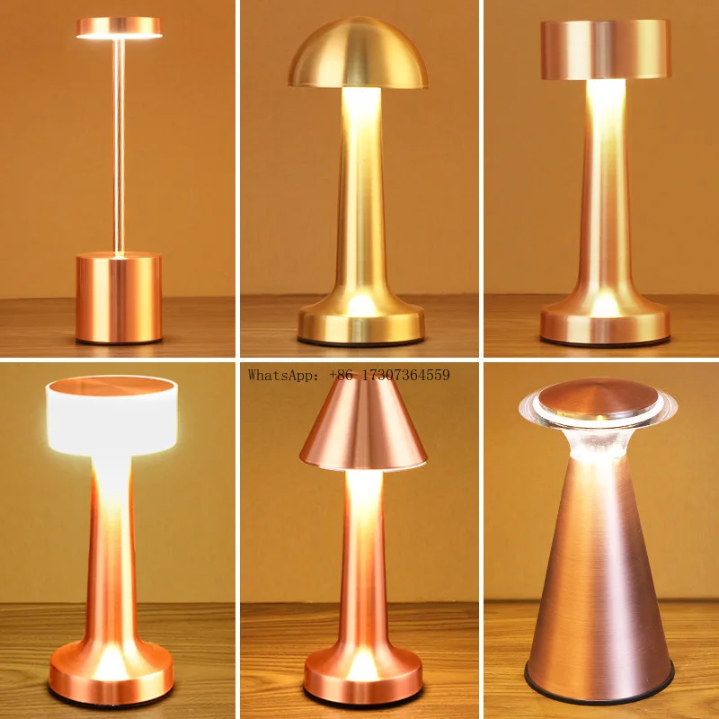 

Настольная лампа для бара, настольный ночник, зарядка, уличная музыка, ресторанная настольная лампа, ретро-барная лампа, прозрачный бар, окружающий свет