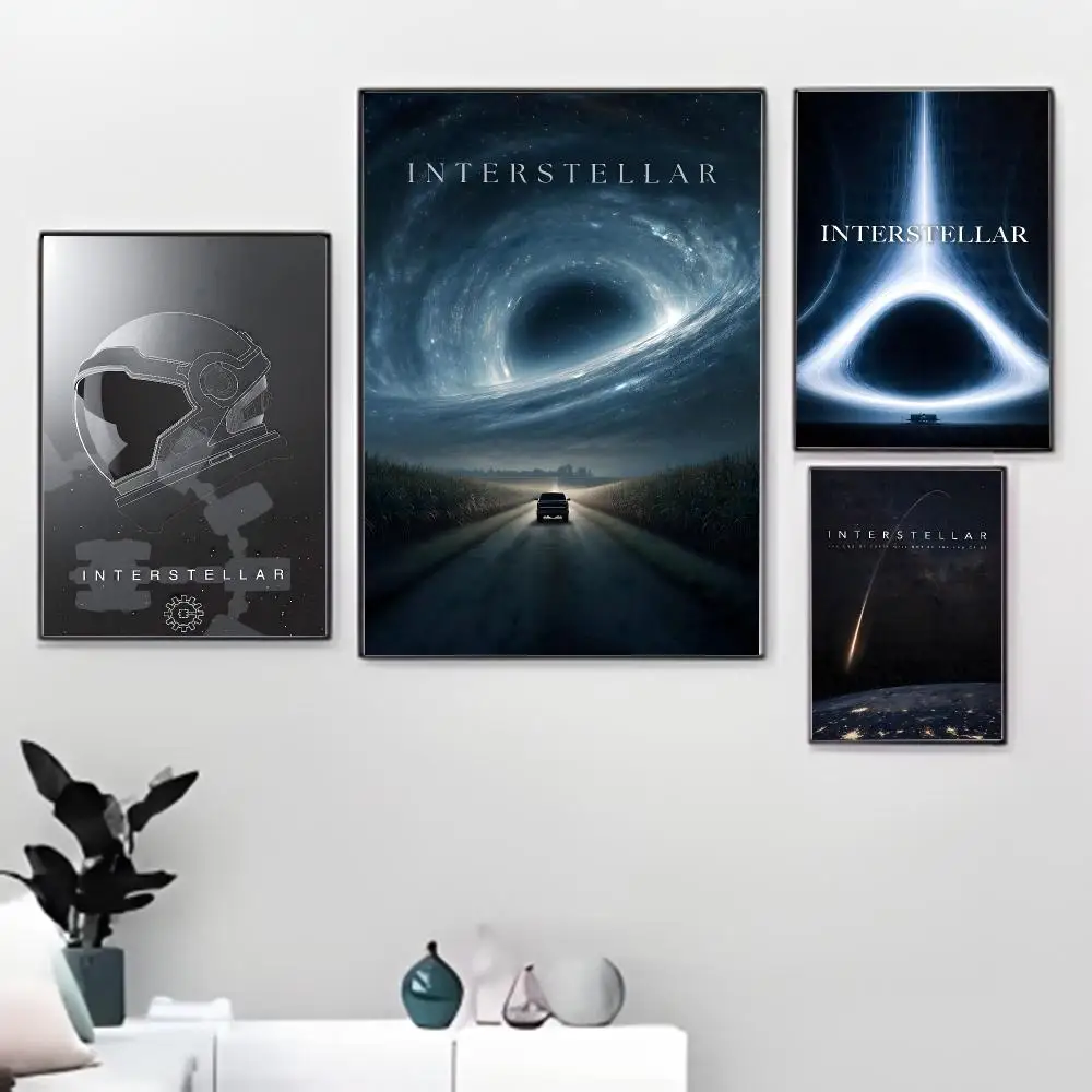 I-Interstellar Movie Painting Calligraphy Paper Print Home Living Room Bedroom Entrance Bar Cafe Art Decorative Paintings