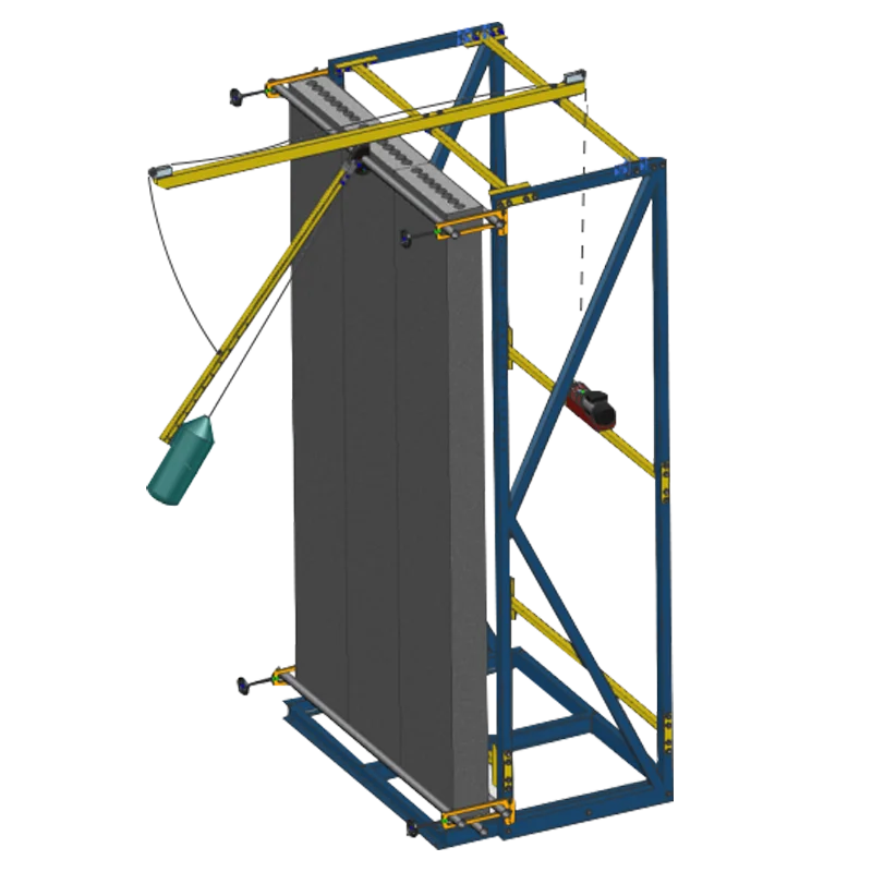 Test device for impact resistance and hanging force performance of lightweight battens for building partitit tester JGT169