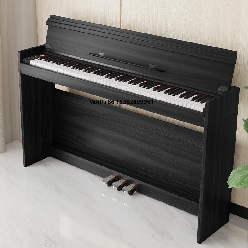 

88-Key Heavy Beffa Hammer Electric Piano New Smart Home Test Grade Upright Digital Piano Wood Case Multifunction for Beginner