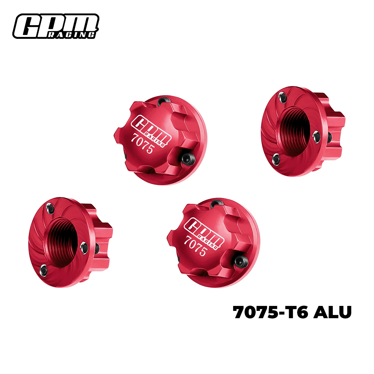 GPM 7075 ล็อคล้อ (17 มม.) สำหรับ ARRMA Kraton Outcast Talion Typhon Mojave Felony ARA7617V2T1/T2