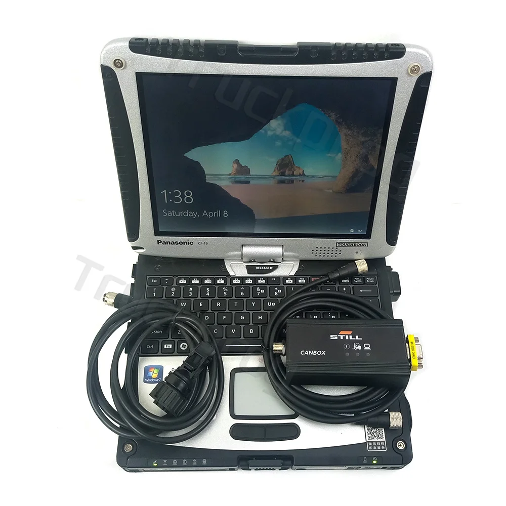 CF19 Laptop for Canbox USB Still Forklift Diagnosis Adapter Cable Lift Trucks Diagnostic Tool